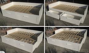 Ikea Brimnes Day Bed Frame With 2 Drawers White Trade Me Luxurybeddingwood Queen Daybed Frame Diy Sofa Bed Day Bed Frame