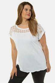 Die webtalkshow bringt dir tägliche celebrity talks mit moderator nico gutjahr auf youtube schreib deinen wunschgast in die kommentare webtalkshow. T Shirt Spitze Oversized Pailletten Flammjersey T Shirts Shirts Ulla Popken Deutschland