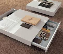 It's crafted with wood and edgy black metal for a. White Lacquer Coffee Table With Drawers From The Outdoor Furniture Ii Collection At Modern Area Ru Coffee Table Modern Wood Coffee Table Coffee Table Furniture