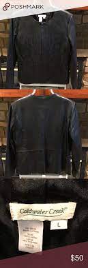 Coldwater Creek Leather Jacket Leather Jacket Jackets Clothes Design