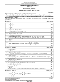 Sesiunea specială bac 2017 este foarte importantă întrucât o să aveți un model clar al subiectelor ce urmează la sesiunea de vară! Subiecte Bac 2017 Matematica Subiecte Si Barem De Corectare Numere Complexe Geometrie Logaritmi Partea I Stirileprotv Ro