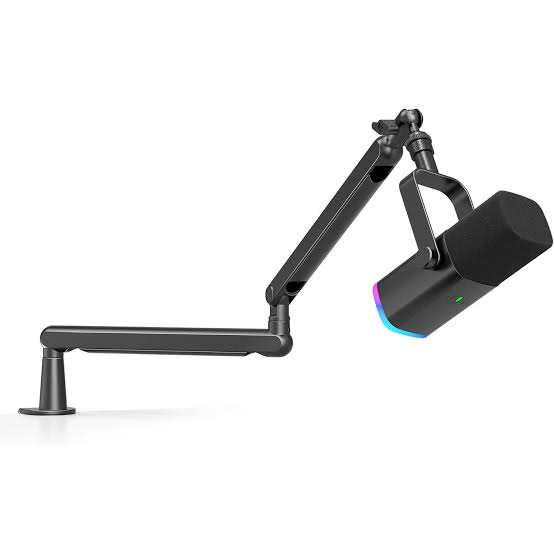FIFINE TAM8 AmpliGame XLR/USB Dynamic Microphone With BM88 LOW-PROFILE  MICROPHONE ARM STAND for Podcast Recording, with RGB Light, Mute Button,  Headphones Jack | HardwareMarket