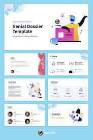 Genial Dossier Template Best Templates Templates Presentation