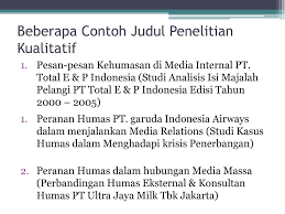 Nov 08, 2019 · daftar 150 judul skripsi ilmu komunikasi kualitatif dan kuantitatif terbaru written by lee on selasa 12 april 2016 0652. Rumusan Masalah Judul Penelitian Kualitatif Contoh Latihan Ppt Download