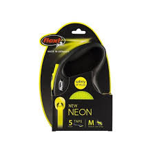 Kopek Otomatik Tasmalari Flexi 031704 Flexi New Neon M 5 Mt Serit Kopek Gezdirme Tasmasi