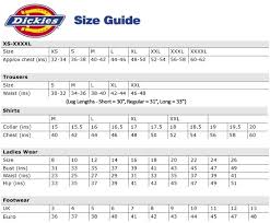 Dickies Jeans Size Chart Related Keywords Suggestions