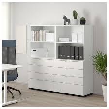 Galant Storage Combination With Drawers White 63x63 Ikea Home Office Storage Ikea Home Office Office Storage Cabinets