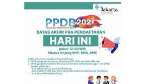 Sosialisasi ppdb dki jakarta tapel 2021 2022. Pra Pendaftaran Ppdb Dki Jakarta Ditutup Hari Ini Info Lengkap Jadwal Ppdb Online Warta Kota