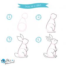 Draw Forest Animals Drawing Tutorial Easy Drawing Tutorial Bunny Drawing