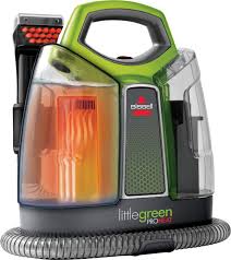 Bissell Little Green Proheat Corded Handheld Deep Cleaner Titanium With Chacha Lime Accents 2513g Best Buy