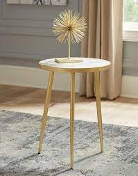 Butler specialty charleise acrylic and gold square end table. 930060 Wildon Home Tillamook White Round Marble Top Gold Legs Chair Side End Table