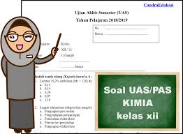 Contoh soal dan pembahasan uas kimia kelas 12 semester 1 chemistry is fun. Soal Uas Kimia Kelas 12 Semester 1 Administrasi Sekolah Sd Mi Smp Mts Sma Ma Smk