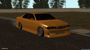 The seats are in stripy patterned. Toyota Chaser Jzx100 For Gta San Andreas