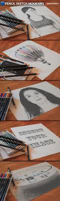 Pencil Sketch Mock Ups Mockup Design Pencil Sketch Clothing Mockup