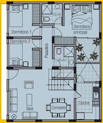 Plano De Vivienda De 8m X 10m Planos De Casas Gratis Y Departamentos En Venta Planos De Casas 3d Plano De Vivienda Planos De Casas Medidas