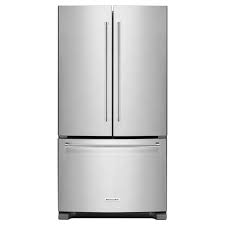 Easy access to fresh ingredients: Kitchenaid 36 Inch W 20 Cu Ft French Door Refrigerator In Stainless Steel Counter Depth The Home Depot Canada