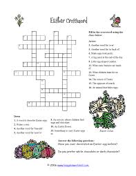 Easter Crossword Easter Crossword Crossword Crossword Puzzle