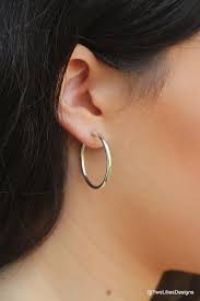 925 sterling silver small hoop earrings cubic zirconia huggie hoop earrings,3 pairs cartilage piercing earrings ear cuff tiny hoop earrings for women girls men 8mm 10mm 12mm 4.4 out of 5 stars 4,098 $9.99 $ 9. Silver Hoop Earrings Medium Sterling Silver Hoops Simple Etsy