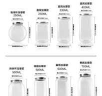 330ml 350ml 500ml 650ml Plastic Transparent Pet Bottle with ...