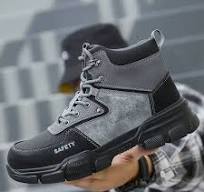 Waterproof Microfiber Leather Steel Toe Lightweight Safety Work Boots