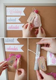 Best wedding advent calendar gift ideas. Wedding Advent Calendar For Bride
