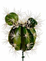 4 Artificial Barrel Cactus Pick Single Artificial Cactus Artificial Cactus Barrel Cactus Faux Plants