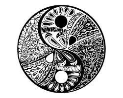 Ying Yang Symbol Sign Asian Meditation Balance Vector Illustration Black And White Svg Eps Png Yin Yang Tattoos Hawaiian Tattoo Maori Tattoo