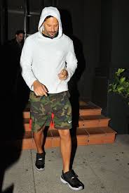Joe Manganiello Leaves Dinner Sporting Air Jordan Retro 11 Sneakers Upscalehype Sneakers Outfit Men Mens Outfits Mens Shorts Outfits