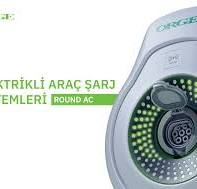 Orge Round Base 22kW Elektrikli Araç Şarj Cihazı | Duvar ...