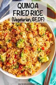 Quinoa Fried Rice Vegetarian Family Food On The Table Recipe Quinoa Recipes Easy Quinoa Fried Rice Quinoa Recipes Healthy