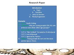 Quotes, anecdotes, questions, examples, and broad statements—all of them can used successfully to write an introduction for a research paper. Research Paper Overview Research Paper Overview 1 Introduction