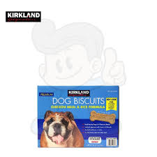 You won't see commercials for kirkland dog food on tv, and it mostly that said, diamond pet food strives to make premium dog food at an affordable price, and the kirkland dog food brand is no exception. Kirkland Signature Dog Biscuits Chicken Meal Rice Formula 6 79 Kg Pet Supplies Pet Food On Carousell