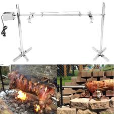 How to cook a chicken on a grill rotisserie. Garden Patio 2 Pcs Bbq Forks Charcoal Chicken Grill Rotisserie Spit Barbecue Outdoor Heating Cooking Eating