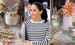 19 march 2019, 15:55 | updated: Meghan Markle S Baby Shower Dessert Table Revealed In Video