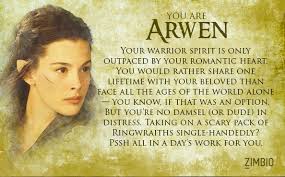 This category has only the following subcategory. Which Lord Of The Rings Character Are You Lord Of The Rings The Hobbit Aragorn And Arwen