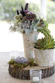 Purple And Green Classic Wedding Woodland Wedding Centerpieces Succulent Wedding Centerpieces Rustic Wedding Centerpieces