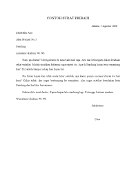 Saat ini mengirim surat dengan cara manual menulisnya sudah jarang dilakukan, tentu saja karena saat ini sudah banyak sarana teknologi yang banyak menyediakan system pengiriman pesan secara elektronik. Dokumen Serupa Dengan Contoh Surat Pribadi