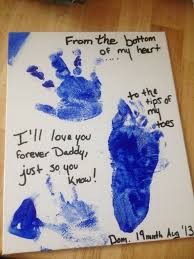 Birthday Present Birthday Gifts For Dad From Son Footprint Craft Diy Fathers Day Crafts For Kids Homemade Birthday Gifts For Dad From Son Diy Father S Day Crafts Fathers Day Crafts Diy Father S Day Gifts