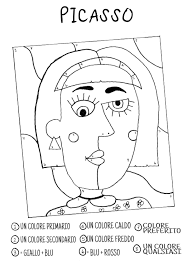 Colori Picasso Art Lessons For Kids Picasso Art Art Handouts