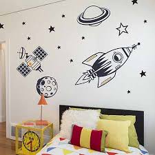 Your bedroom can be made into a galactic wonder where you can snuggle up and drift off to dream land. Pin On Space Theme Bedroom