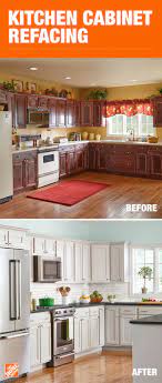 We'll tackle all of those questions (and more) to help you update your kitchen the smart way! Kitchen Cabinet Refacing Home Depot Kitchen Refacing Kitchen Cabinets Kitchen Cabinets