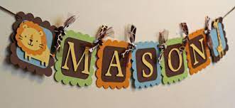Jungle Safari Animal Name Banner Jungle Baby Shower Safari Etsy Animal Baby Shower Jungle Baby Shower Safari Baby Shower