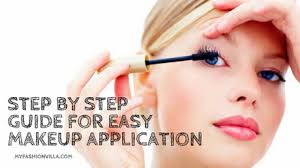 how to apply makeup step by step guide