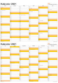 Kalender kostenlos downloaden und ausdrucken. Excel Kalender 2021 Kostenlos