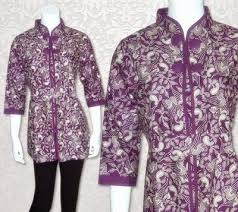 Model Baju Batik Kantor Lengkap Lengan Panjang Wanita Kombinasi Dan Untuk Orang Gemuk Batik Model Pakaian Model Baju Wanita