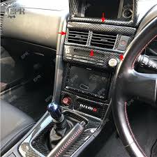 For Nissan R34 Gtr Carbon Fiber Air Con Surround Stick On Type (rhd) Tuning  Trim Interior Accessories For R34 Air Con Cover - Interior Door Panels &  Parts - AliExpress
