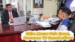 This scheme was launched in august 2008 and officially started on 1st october 2008. Skim Mesra Usia Emas Bersama Yb Ganabatirau Youtube