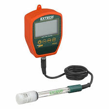 EXTECH, Millivolt/pH/Temp, pH Electrode, pH Meter - 5AY49 ...