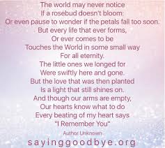 We did not find results for: Saying Goodbye Poems