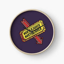 An asl sign of the day offers a new sign to learn daily; Beetlejuice Book Clocks Redbubble